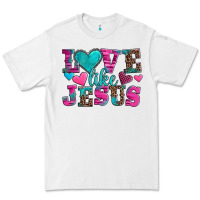 White love like jesus valentine's day Premium Tee - AdoDesignShop