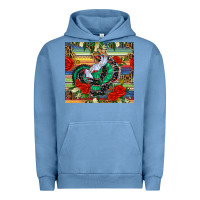Pigment Pebble Blue flamenco dancer tumbler Urban Hoodie - BundleAndBundleShop