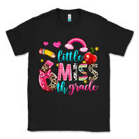 Black little miss sixth grade Classic Tee - NancyCooperArtShop