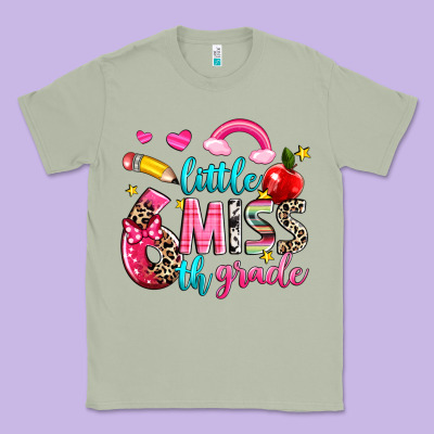 Little Miss Sixth Grade Classic Tee Designed By Nancycooperartshop