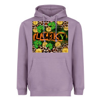 Lavender St. Patricks Day lucky Heavyweight Hoodie - CowGirlArtShop