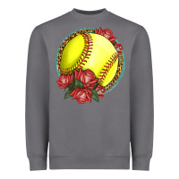 Storm Western Softball With Roses Heavyweight Sweatshirt - LillyAllenDesigns