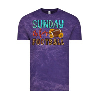 Cloud Purple sunday is for football Vintage Tee - NancyCooperArtShop