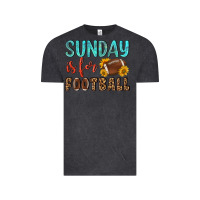 Vintage Black sunday is for football Vintage Tee - NancyCooperArtShop