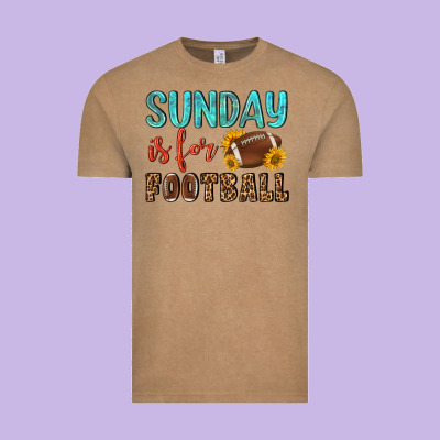 Sunday Is For Football Vintage Tee Designed By Nancycooperartshop
