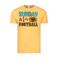 Vintage Mustard sunday is for football Vintage Tee - NancyCooperArtShop
