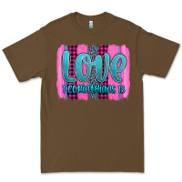 Cacao love corinthians 13 valentine's day brushstroke Premium Tee - AdoDesignShop
