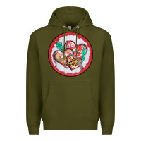 Army Green nurse coaster Premium Hoodie - CowGirlArtShop