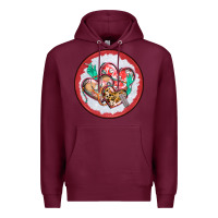 Burgundy nurse coaster Premium Hoodie - CowGirlArtShop