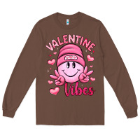 Chestnut valentine vibes Long Sleeve Tee - LillyAllenDesigns