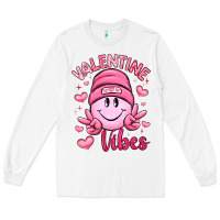 White valentine vibes Long Sleeve Tee - LillyAllenDesigns
