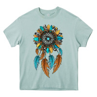 Arona dreamer catcher sunflower Heavy Core Tee - JahusDesignShop