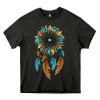 Asphalt dreamer catcher sunflower Heavy Core Tee - JahusDesignShop
