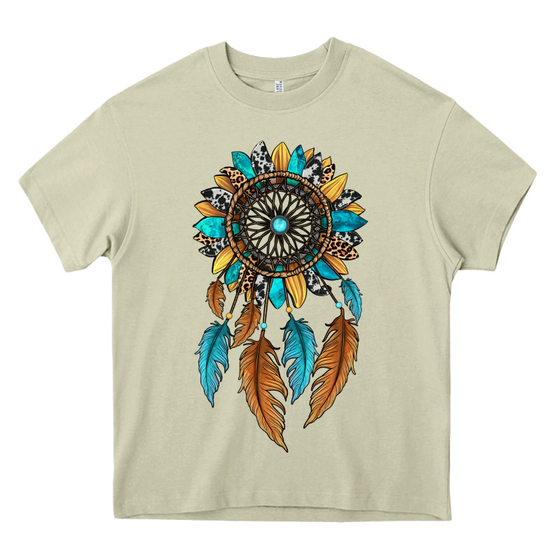 Dreamer Catcher Sunflower Heavy Core Tee by JahusDesignShop | Teevron