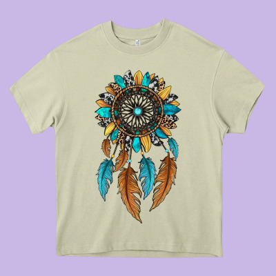 Dreamer Catcher Sunflower Heavy Core Tee Designed By Jahusdesignshop