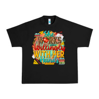 Black she works willingly with her hands teacher Urban Heavy Tee - NancyCooperArtShop