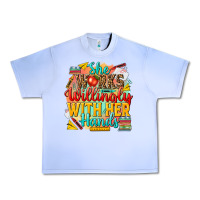 Grape Ice she works willingly with her hands teacher Urban Heavy Tee - NancyCooperArtShop
