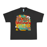 Pigment Black she works willingly with her hands teacher Urban Heavy Tee - NancyCooperArtShop