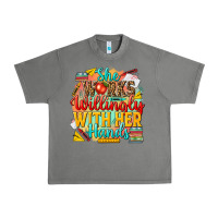 Tornado she works willingly with her hands teacher Urban Heavy Tee - NancyCooperArtShop