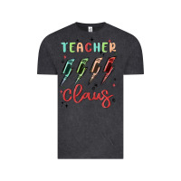 Vintage Black teacher claus Vintage Tee - MaliasSmallBusiness