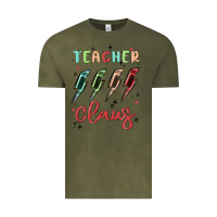Vintage Olive teacher claus Vintage Tee - MaliasSmallBusiness