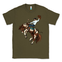 Army Green american paint horse rodeo cowboy Classic Tee - MaliasSmallBusiness