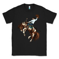 Black american paint horse rodeo cowboy Classic Tee - MaliasSmallBusiness