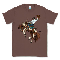 Chestnut american paint horse rodeo cowboy Classic Tee - MaliasSmallBusiness