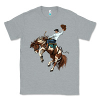 Heather Grey american paint horse rodeo cowboy Classic Tee - MaliasSmallBusiness