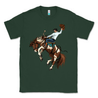 Sports Green american paint horse rodeo cowboy Classic Tee - MaliasSmallBusiness
