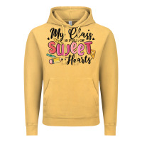 Vintage Mustard my class is full of sweethearts Vintage Hoodie - MaliasSmallBusiness