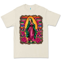Bone our lady of guadalupe serape background Premium Tee - Artiststas