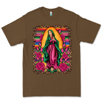 Cacao our lady of guadalupe serape background Premium Tee - Artiststas