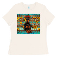Bone doberman with western background Ladies Tee - Artiststas
