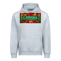 Heather Grey latina license plate Urban Hoodie - BundleAndBundleShop
