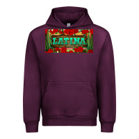 Mauve Wine latina license plate Urban Hoodie - BundleAndBundleShop