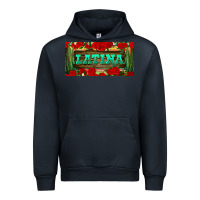 Navy latina license plate Urban Hoodie - BundleAndBundleShop