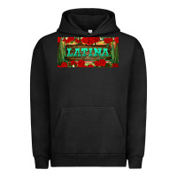 Pigment Black latina license plate Urban Hoodie - BundleAndBundleShop