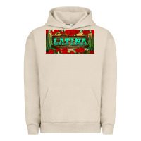 Pigment French Oak latina license plate Urban Hoodie - BundleAndBundleShop