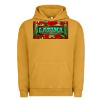 Pigment Peanut Butter latina license plate Urban Hoodie - BundleAndBundleShop