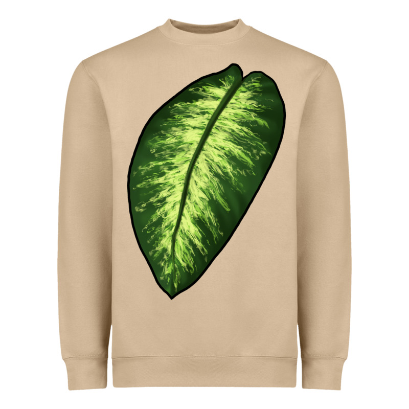 Dumb Cane Leaf Heavyweight Sweatshirt by LillyAllenDesigns | Teevron