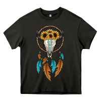 Asphalt dreamer catcher bull skull Heavy Core Tee - JahusDesignShop
