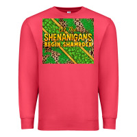 Cardinal Let the shenanigans begin shamrock tumbler Premium Sweatshirt - HowdyJamesFarm