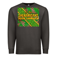 Smoke Let the shenanigans begin shamrock tumbler Premium Sweatshirt - HowdyJamesFarm