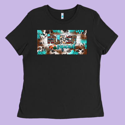 Nurse Squad License Plate Ladies Tee Designed By Bundleandbundleshop