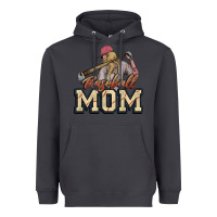 Smoke Baseball mom Heavyweight Hoodie - HowdyJamesFarm