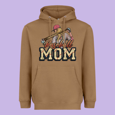 Baseball Mom Heavyweight Hoodie Designed By Howdyjamesfarm