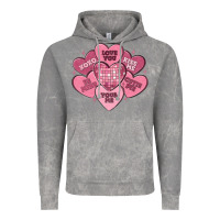 Cloud Rock valentines conversation hearts Vintage Hoodie - MaliasSmallBusiness