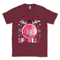 Burgundy it's the season to sparkle Classic Tee - MaliasSmallBusiness