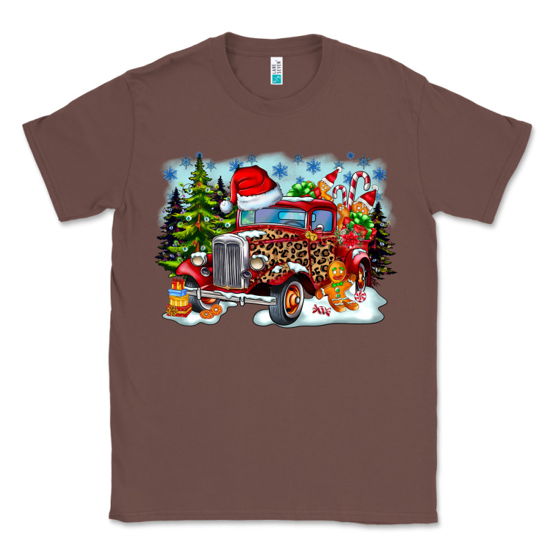 Christmas Truck Classic Tee by CowhideDigitalArt | Teevron